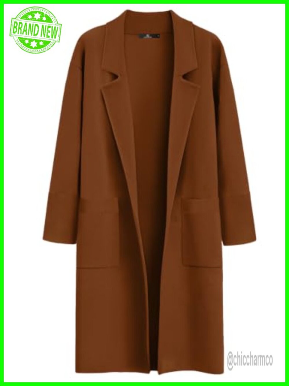Oversized Long Cardigan Sweater Jacket Shawl Collar Knit